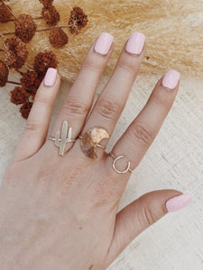 Copper Moon Ring