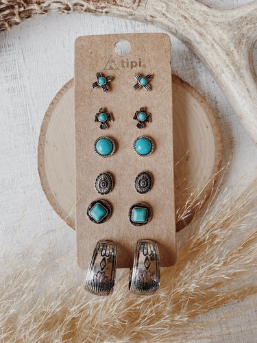 Turquoise Earring Pack