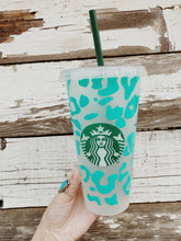 Load image into Gallery viewer, Cheetah Starbucks Cup