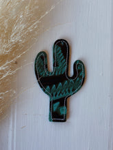 Load image into Gallery viewer, Cowboy Bronze Cactus Charm