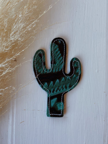 Cowboy Bronze Cactus Charm