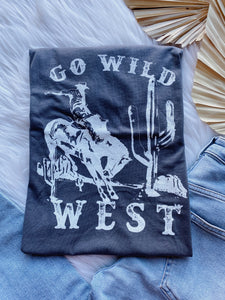 Go Wild West Tee - Grey
