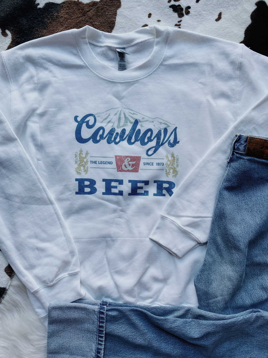 Cowboys & Beer Crewneck
