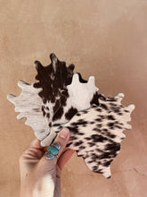 Load image into Gallery viewer, Cowhide Coasters - Black