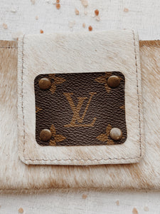 Large LV + Cowhide Wallet